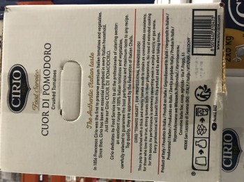 Cirio Pomidory w kawałkach 2 x 5 kg BIB