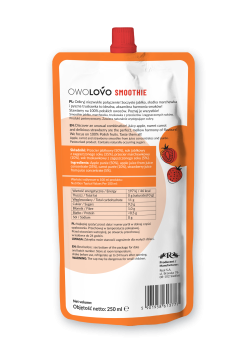 OWOLOVO Smoothie jabłko marchew truskawka 250 ml