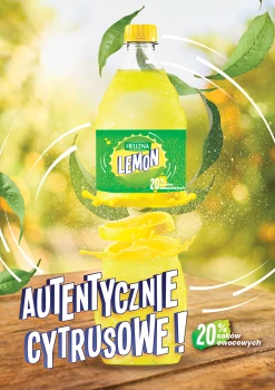 Napój Lemon Gazowany 1,5L 20% Soku Owocowego