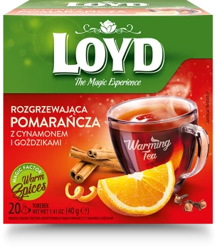 Loyd Herbatka Rozgrzewająca Pomarańcza & Cynamon (20x2g)