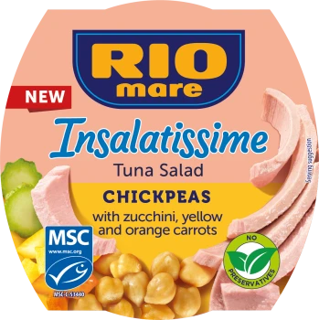Rio Mare sałatka z ciecierzycą i tuńczykiem 160g