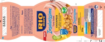 Rio Mare sałatka z ciecierzycą i tuńczykiem 160g