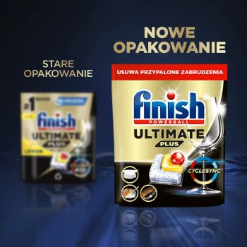 Finish Ultimate Plus kapsułki do zmywarki Lemon 36 szt.