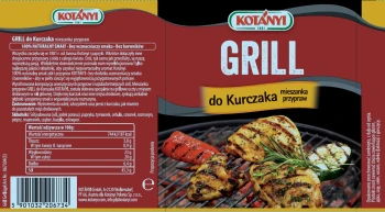 Kotanyi Grill do kurczaka 80g