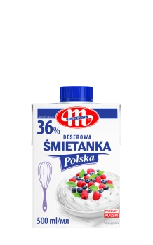 Mlekovita Śmietanka Polska UHT 36% tłuszczu 500ml