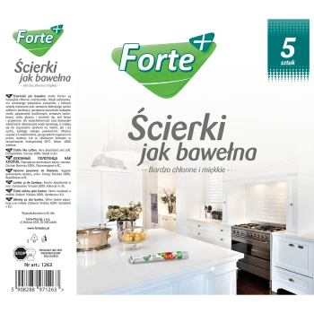 Forte+ ścierki jak bawełna 5 szt.