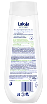 Luksja Silk Care Kremowy żel pod prysznic Aloes i Hibiskus 500 ml