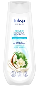Luksja Silk Care Kremowy żel pod prysznic Kokos i Gardenia 500 ml