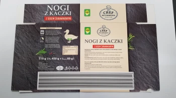 NOGI Z KACZKI Z SOSEM ŻURAWINOWYM 510 G WOLNO GOTOWANE CHEF RECOMMENDS
