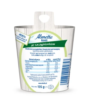 Almette kozi ze szczypiorkiem 135 g