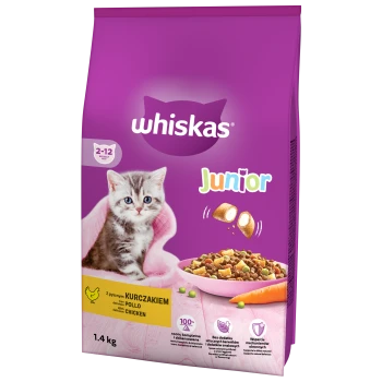 Whiskas Junior sucha karma dla kociąt Kurczak 1,4 kg