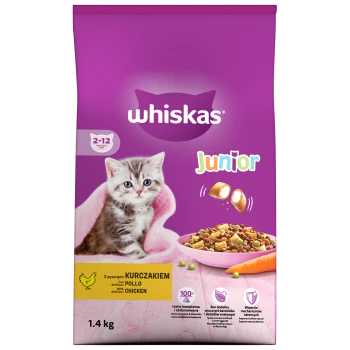 Whiskas Junior sucha karma dla kociąt Kurczak 1,4 kg