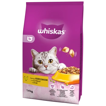 Whiskas Adult sucha karma dla dorosłych kotów Kurczak 1,4 kg