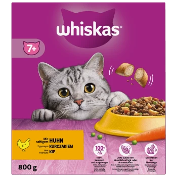 Whiskas 7+ Sucha karma z kurczakiem 800 g
