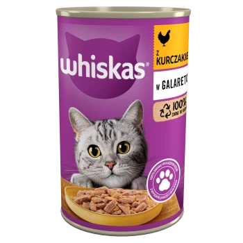 Whiskas W galaretce z kurczakiem 400 g