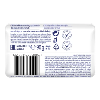 Luksja Creamy & Soft Kremowe mydło w kostce Len i Mleczko ryżowe 90 g