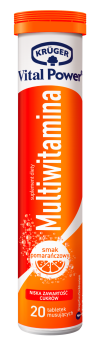 Kruger Multiwitamina smak pomarańczowy (20 tabletek) 90 g