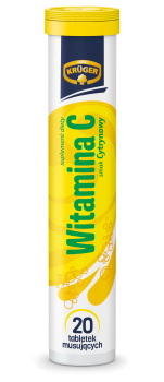 Kruger Witamina C smak cytrynowy (20 tabletek) 84 g