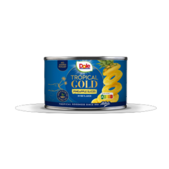 Dole Tropical Gold Plastry ananasa w soku 227 g