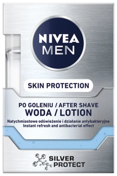 NIVEA Woda po goleniu SILVER PROTECT 100 ml