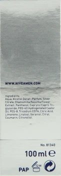 NIVEA Woda po goleniu SILVER PROTECT 100 ml