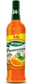 Herbapol Syrop Owocowy O Smaku Pomarańczowym Z Witaminą C, D, B6 I Cynk, 680Ml