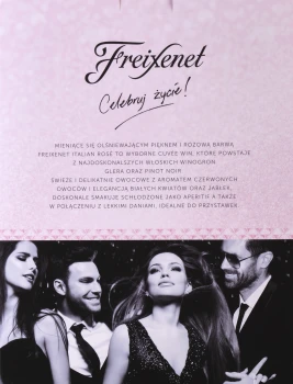 'Freixenet Italian Rose 0,75l + 2 kieliszki