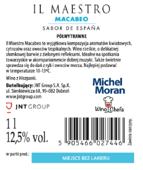 'Il Maestro Macabeo 1L 12,5%