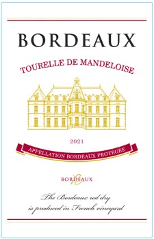 'Wino Tourelle De Mandeloise AOC Bordeaux C.W. 750 ml