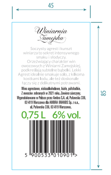' Winiarnia Zamojska Lekki Agrest 750Ml