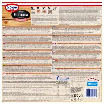 Mrożonka Dr. Oetker Feliciana Classica Pizza Prosciutto e Pesto 360 g