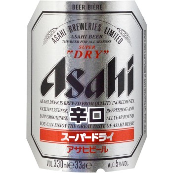 ' Piwo Super Dry Asahi 330 ml