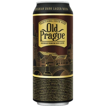 'Piwo Old Prague Bohemian Premium Dark Lager 500 ml, puszka