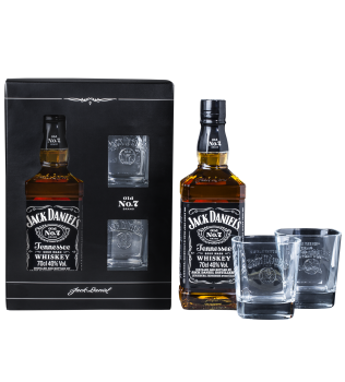 ' Jack Daniel`s 40% 0,7 l +2 szkl.