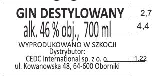 ' Gin The Botanist 46% 700 Ml