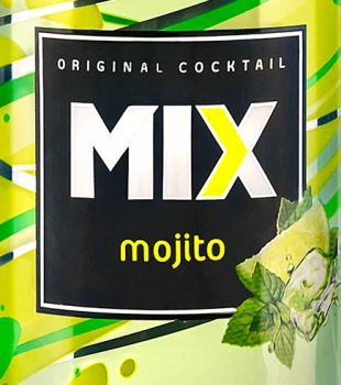 'Gazowany koktajl alkoholowy "mix" o smaku drinka "mojito 0,33 l