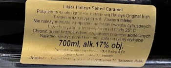 ' Likier Baileys Original Salted Caramel 17% 700 Ml