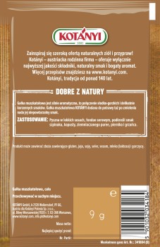 Kotányi Gałka muszkatołowa cała 9 g