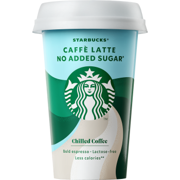 Starbucks Caffe Latte No Added Sugar 220ml