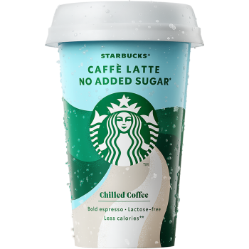 Starbucks Caffe Latte No Added Sugar 220ml