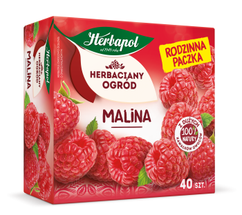 Herbaciany Ogród herbatka owocowa malina Rodzinna Paczka 40tb/108g