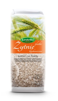 Lestello płatki żytnie błyskawiczne 400 g