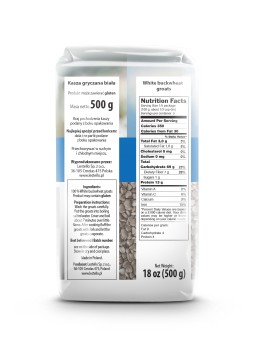 Lestello Kasza gryczana biała 500 g