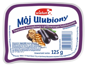 Twarożek kanapkowy Mój Ulubiony z grillowanym bakłażanem 125 g