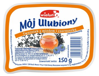 Twarożek Mój Ulubiony z miodem i czarnuszką 150 g