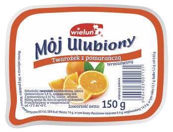 Twarożek Mój Ulubiony z pomarańczą 150 g
