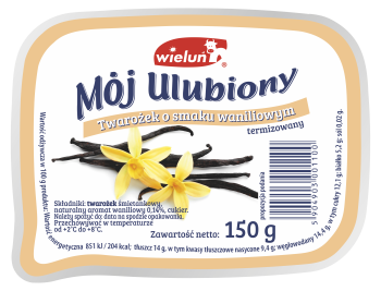Twarożek Mój Ulubiony o smaku waniliowym 150 g