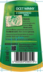 Kamis Ocet Winny 250ml CZERWONY . [6]