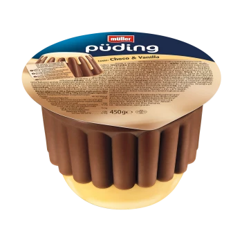 Muller BIG PUDING 450g CZEKOLADA SOS WANILIA [6]