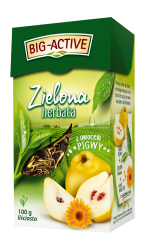 H.BIG LIŚĆ ZIELONA 100g Z PIGWĄ [12]